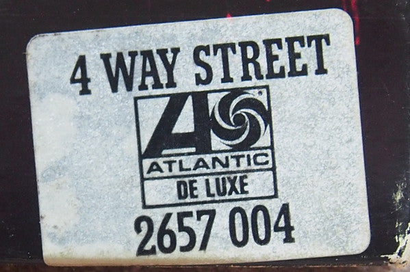 Image of Label Cover of 2xLP - VG/VG+ - CROSBY, STILLS, NASH AND YOUNG, 4 Way Street (Atlantic Plum & Orange; 2657004, US Slv/UK Vinyl 1971, Gatefold, Insert), , - 2826240E
