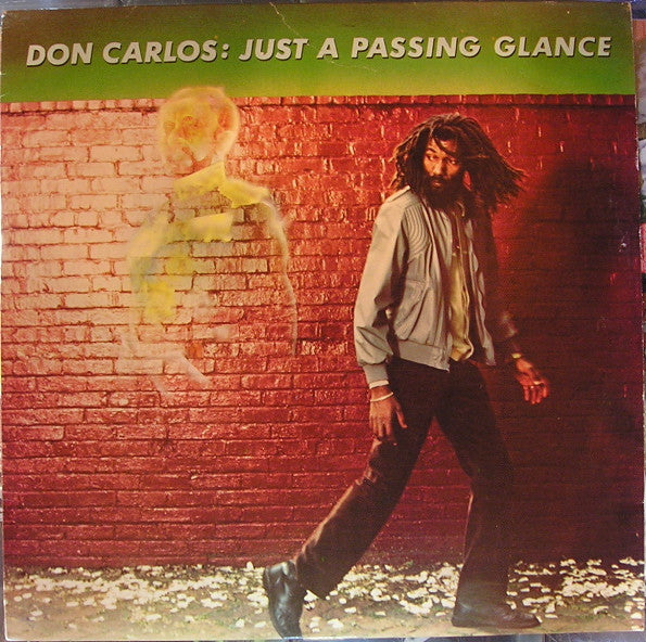 Image of Front Cover of LP - VG/VG - DON CARLOS, Just A Passing Glance (Real Authentic Sound ; RAS 3008, UK 1984, Picture Sleeve), light edge wear. one or two scuffs - still VG, - 3746240S