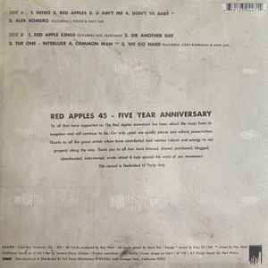 Image of Label Cover of 12" EP - EX/VG+ - AG & RAY WEST, The Nickel EP (Red Apples 45 ; RA45016, US 2015, Picture Sleeve), Light marks only., - 1726120E