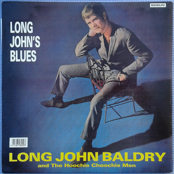 Image of Back Cover of 4625174E: 2xLP - LONG JOHN BALDRY, Looking At Long John / Long John's Blues (BGO Records ; BGODLP2, UK 1990 Reissue, Gatefold) Edge Wear VG/EX