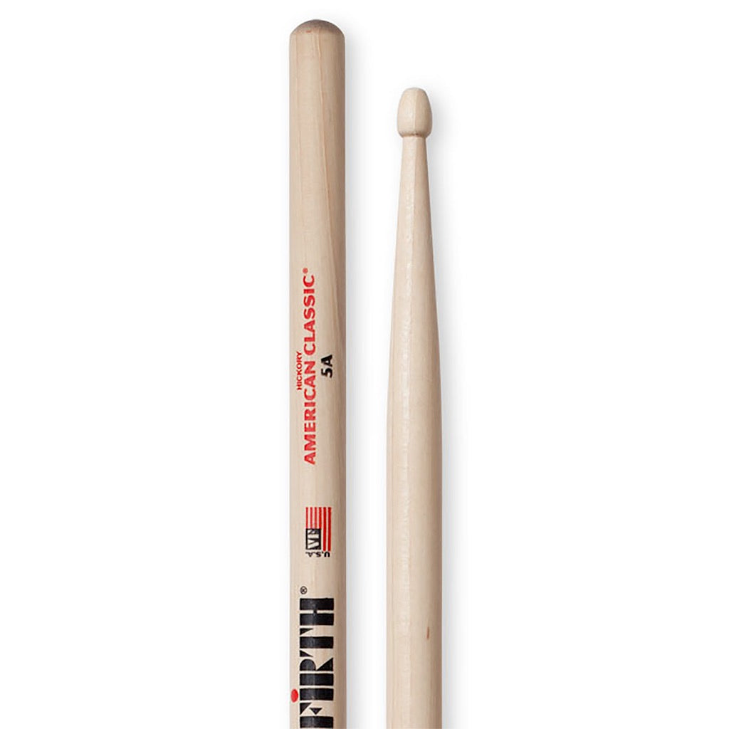 Image of Front Cover of Accessories - NEW/NEW - VIC FIRTH, AMERICAN CLASSIC WOOD DRUMSTICKS TIP 5A (, UK 2022), , - 3016358C