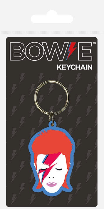 Image of Front Cover of 2455020S: Accessories - DAVID BOWIE, Aladdin Sane Keyring (, UK 2022, Plastic Keyring With Relief Details) NEW/NEW