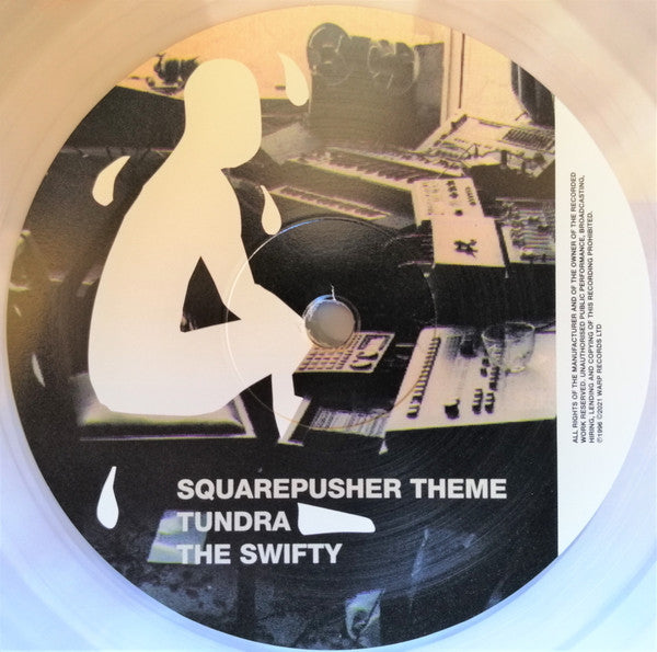 Image of Label Cover of 3xLP - VG/VG+ - SQUAREPUSHER, Feed Me Weird Things (Warp Records ; SQPRLP001C, UK & Europe 2021 Reissue, Picture Sleeve, Booklet, With 10". Transparent Vinyl. Remastered.), Small split on bottom and right hand side of sleeve., - 4016016C