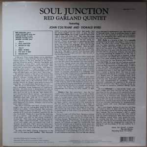 Image of Back Cover of LP - VG+/VG - THE RED GARLAND QUINTET FEATURING JOHN COLTRANE AND DONALD BYRD, Soul Junction (Original Jazz Classics ; OJC-481, Europe 2014 Reissue), Light marks only!, - 4216709C