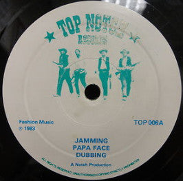 Image of Front Cover of 10" - /G+ - PAPA FACE, Jamming (Top Notch Records; TOP 006, UK 1983), Lots of light marks on either side, but plays much closer to VG., - 3846172S