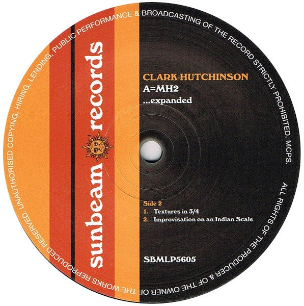 Image of Label Cover of LP - VG/VG+ - CLARK HUTCHINSON, A=MH ...Expanded (Sunbeam Records; SBMLP5605, UK 2015 Reissue, Booklet & Insert, With 2 CDs), Edge Wear, corner creases, - 4246343S