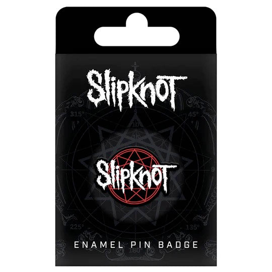 Image of Front Cover of 2455024S: Accessories - SLIPKNOT, Enamel Logo Badge (, UK 2022) NEW/NEW