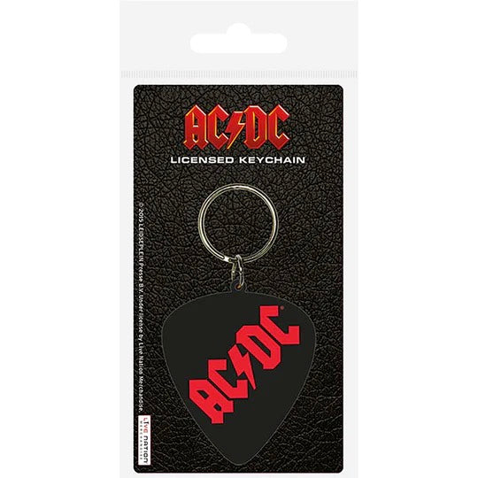 Image of Front Cover of 4814328C: Accessories - AC/DC, Logo Keyring (, UK 2022, Plastic Keyring With Relief Details) NEW/NEW