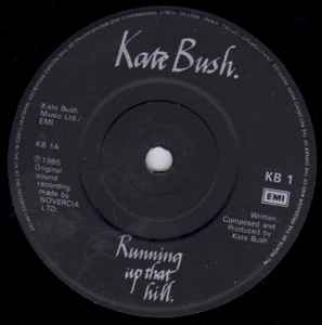Image of Label Cover of 7" - VG/G+ - KATE BUSH, Running Up That Hill (EMI ; KB 1, UK 1985, Picture Sleeve), Edge Wear, - 2326195E