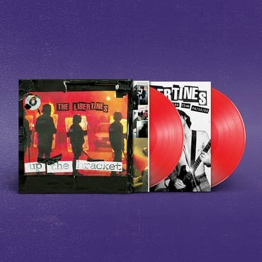 Image of Label Cover of 2xLP - NEW/NEW - THE LIBERTINES, Up The Bracket (Rough Trade; RT0332LPE, UK 2022 Reissue, 2 Inners, Red Vinyl, 20th Anniversary Edition), , The Libertines' incredible debut album, "Up The Bracket," has been reissued in a 20th Anniversary Edition. "Up The Bracket" exploded onto the indie music scene in the early 2000s, introducing the world to The Libertines, a new gang of London bohemians known for their ragged tunes, red military tunics, and "live now, pay later" attitude. The album