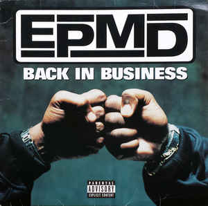 Image of Front Cover of 4915010C: 2xLP - EPMD, Back In Business (Def Jam; 314 536 389-1, US 1997, Picture Sleeve, 2 Inners) Sleeve still in shrink but shrink has fused with sleeve. Lots of marks and scuffs on both discs. VG/G+