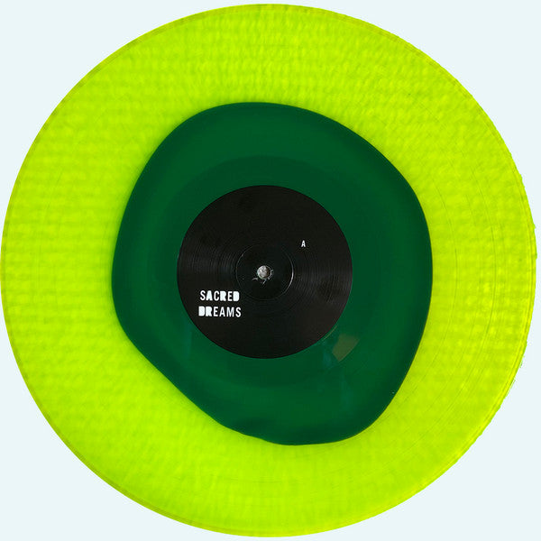 Image of Label Cover of LP - VG+/EX - JOSEFIN HRN + THE LIBERATION, Sacred Dreams (Rocket Recordings; LAUNCH162R, UK 2019, Inner, Yellow And Black Vinyl, Limited Edition 350), In hype stickered plastic outer., - 1146424S