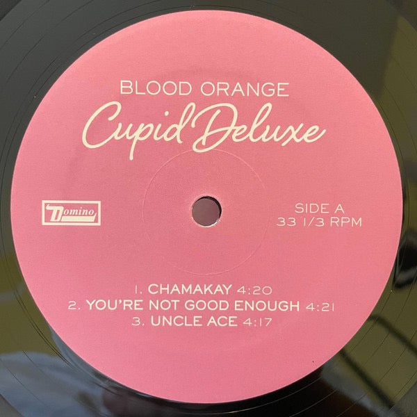 Image of Label Cover of 2xLP - NEW/NEW - BLOOD ORANGE, Cupid Deluxe (Domino; WIGLP322, UK 2014 Reissue, Insert, Download Code), , - 3336058E