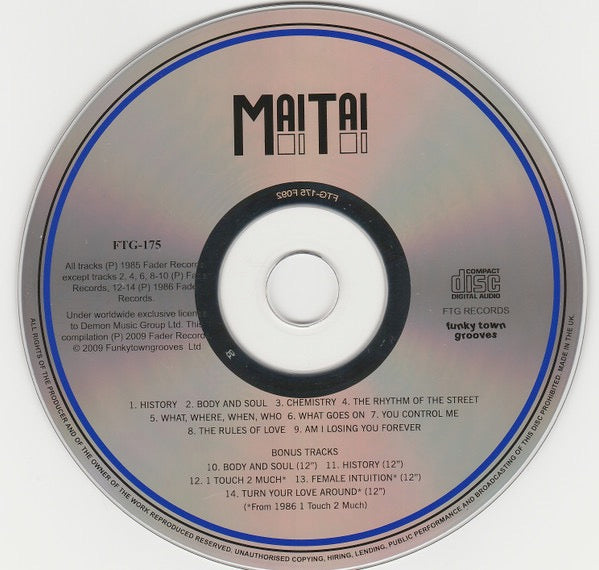 Image of Label Cover of CD - EX/EX - MAI TAI, Mai Tai (Funkytowngrooves; FTG-175, UK 2009), , - 1556007S