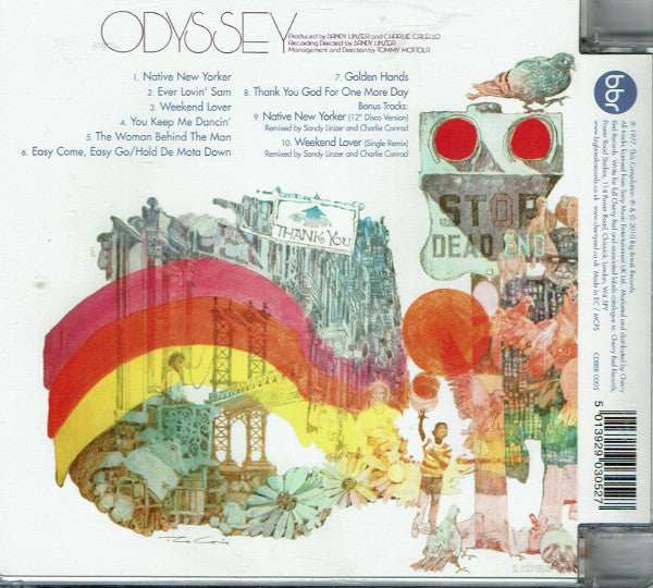 Image of Back Cover of CD - VG/EX - ODYSSEY, Odyssey (Big Break Records; CDBBR 0005, UK 2010 Reissue, Super Jewel Box), Opened instore, case has small cracks in the front , - 1756179S