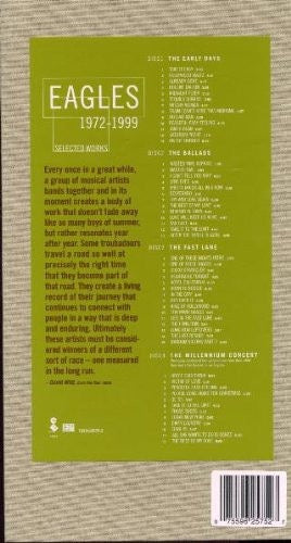 Image of Back Cover of 4xCD - VG+/EX - EAGLES, Selected Works 1972-1999 (Elektra; 7559-62575-2, Europe 2000, Box Set, Booklet), , - 1616079C