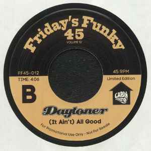 Image of Back Cover of 7" - /EX - DAYTONER, Life's A Bitch / (It Ain't) All Good (Cabin Pressure Recordings; , UK 2021, Plain Sleeve), , - 2656060S