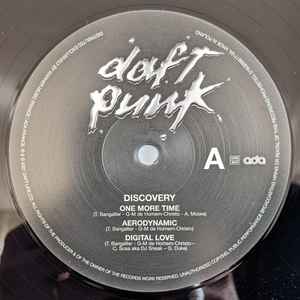 Image of Label Cover of 2xLP - NEW/NEW - DAFT PUNK, Discovery (ADA; 0190296617164, Europe 2022 Reissue, Gatefold, 2 Inners), , Daft Punk's "Discovery" is a groundbreaking electronic music album that revolutionized the genre. Released in 2001, the album features an eclectic mix of house, techno, and funk, combined with catchy melodies and innovative production techniques. The album's standout tracks include "One More Time," which became a worldwide hit and is still a dancefloor staple today. Other notable tr