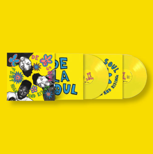 Image of Label Cover of 2xLP - NEW/NEW - DE LA SOUL, 3 Feet High And Rising (AOI Records; RMM-045-1, US 2023, 2 Inners & Insert, Opaque Yellow Vinyl), , - 0716420C