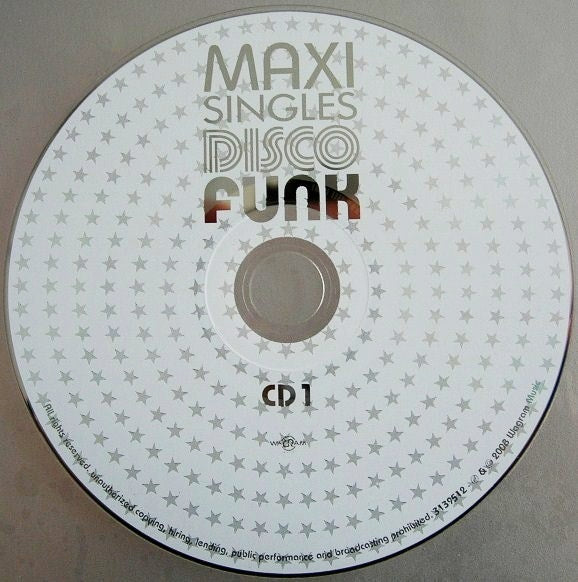 Image of Label Cover of 4xCD - VG+/EX - VARIOUS, Maxi Singles Disco Funk (Wagram Music; 3139512, France 2008, Box Set), Opened Instore, - 2256013S