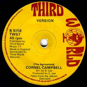 Image of Back Cover of 7" - /VG+ - CORNELL CAMPBELL, The Investigator (Third World; TW57, UK 1977), Light marks. SWOL., - 3626353E