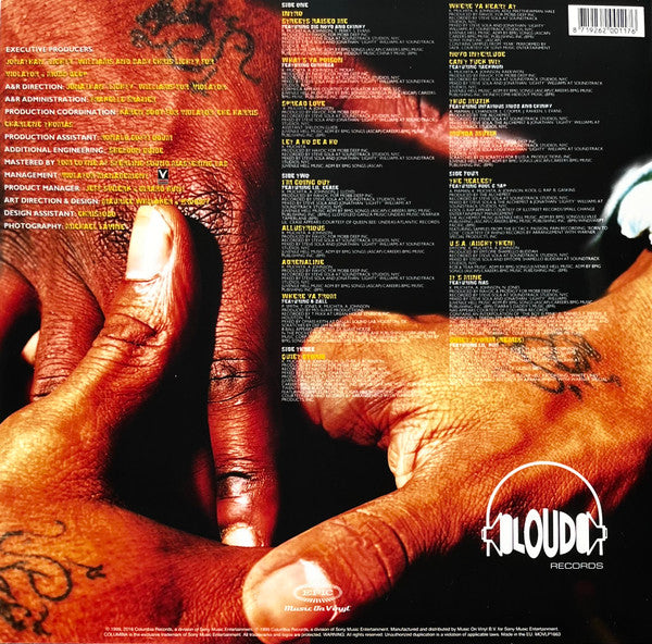 Image of Back Cover of 2xLP - VG+/VG+ - MOBB DEEP, Murda Muzik (Loud Records; MOVLP1663, Europe 2017 Reissue, Glossy Sleeve), , - 2646193S