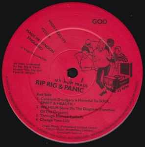 Image of Label Cover of 2x12" - VG/VG - RIP RIG + PANIC, God (Virgin; V 2213, UK 1981), , - 2826319E