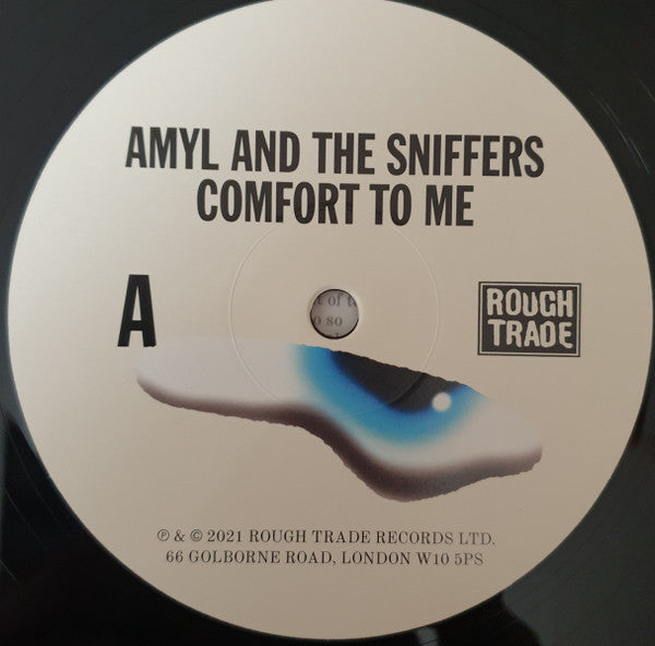 Image of Label Cover of LP - NEW/NEW - AMYL AND THE SNIFFERS, Comfort To Me (Rough Trade; RT0250LP, Europe 2021, Gatefold, Inner), , - 0116181C