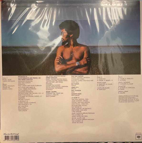 Image of Back Cover of LP - VG+/VG+ - HERBIE HANCOCK, Secrets (Music On Vinyl; MOVLP1023, Europe 2014 Reissue, 180 Gram Vinyl.), A few light hairlines only., - 1926328E