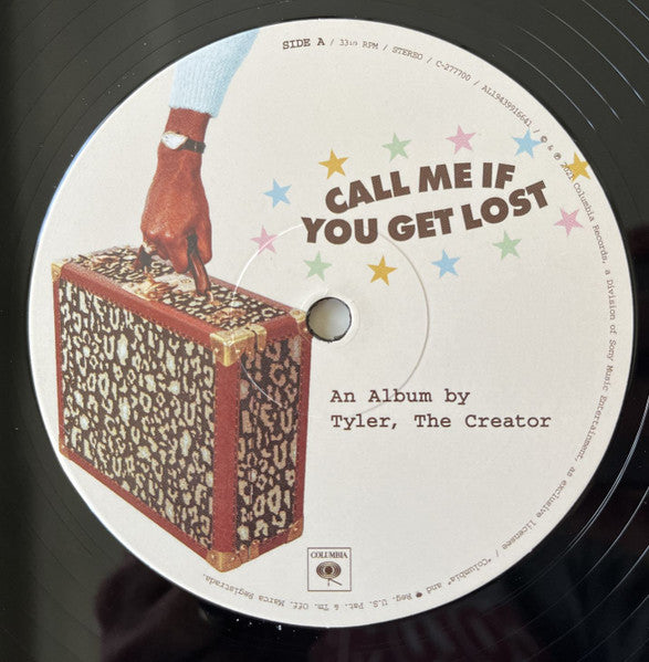 Image of Label Cover of 2xLP - VG/VG+ - TYLER, THE CREATOR, Call Me If You Get Lost (Columbia; 19439916641, USA & Canada 2022, Gatefold, Insert, Plain white inners, no insert!!), , - 2326001E