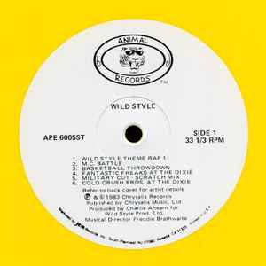 Image of Label Cover of LP - VG+/VG+ - VARIOUS, Wild Style (Mr Bongo; MRBLP247, UK 2022 Reissue, Yellow Vinyl), Still In Opened Shrinkwrap With Hype Sticker, - 4046266S