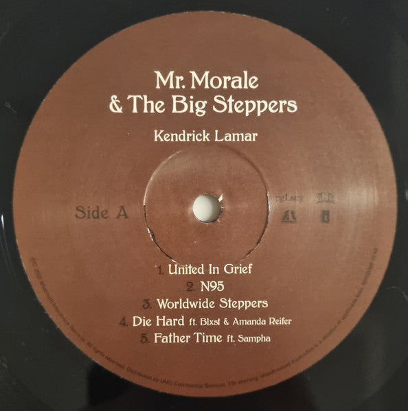 Image of Label Cover of 2xLP - VG+/VG+ - KENDRICK LAMAR, Mr. Morale & The Big Steppers (pgLang; B0035986-01, Worldwide 2022, 2 Inners), , - 2846221S