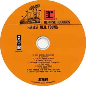 Image of Label Cover of 5xCD - VG+/EX - NEIL YOUNG, Harvest - 50th Anniversary Edition (Reprise Records; 093624881698, Worldwide 2022, Box Set, Booklet, Poster, 3CDs. 2DVDs. Paper band around box), , - 3636034E