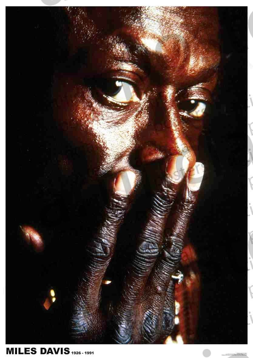 Image of Front Cover of 4715089C: Accessories - MILES DAVIS, Poster (84.1cm x 59.4cm; ART282, UK ) NEW/NEW