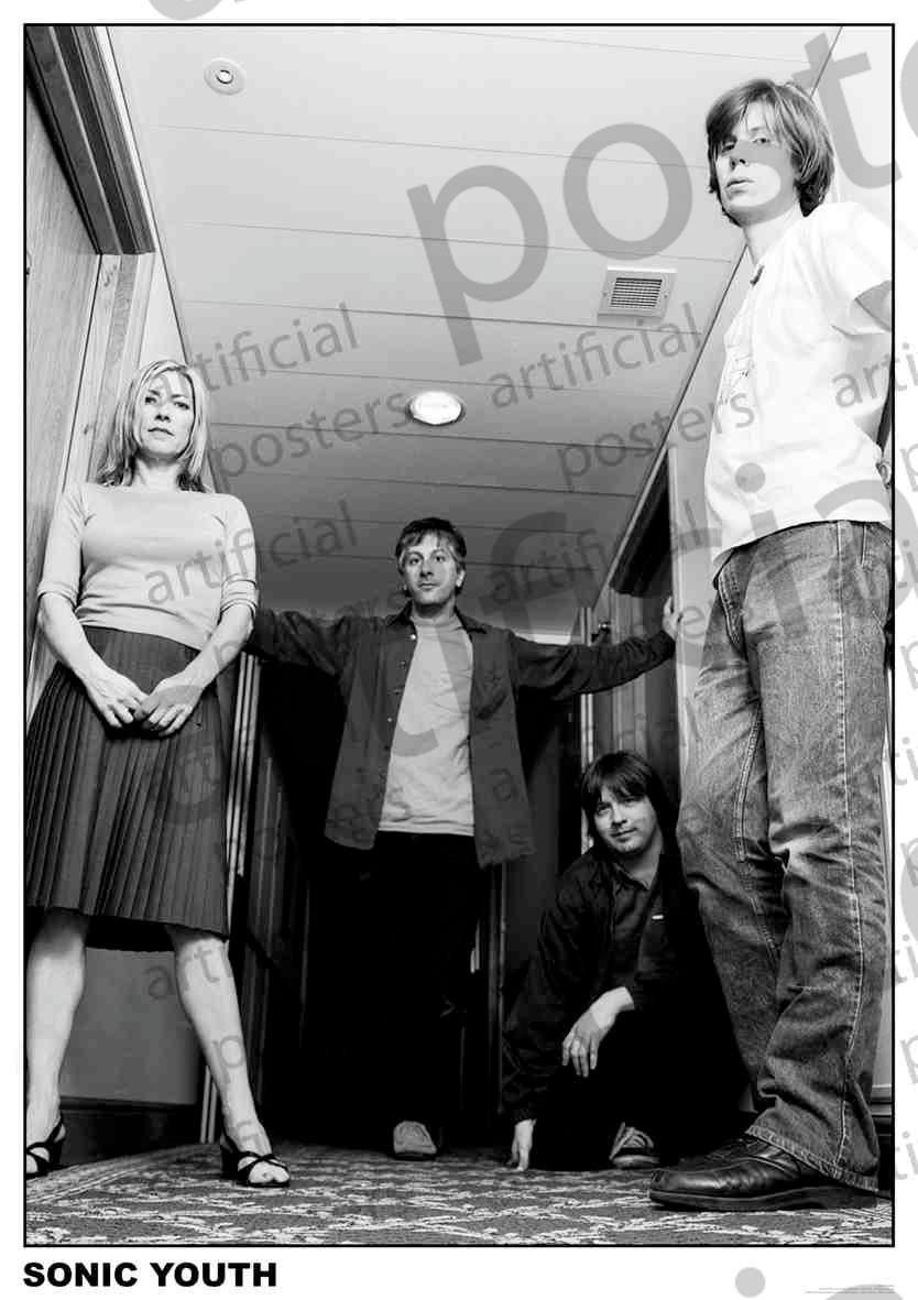 Image of Front Cover of 3914305C: Accessories - SONIC YOUTH, Poster (84.1cm x 59.4cm; ART220, UK ) NEW/NEW