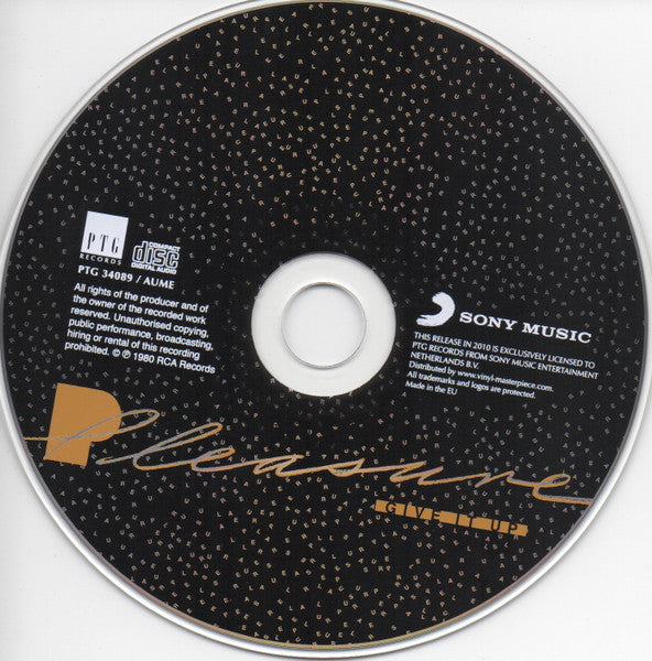 Image of Label Cover of CD - EX/EX - PLEASURE, Give It Up (PTG Records; PTG 34089, Netherlands 2010 Reissue), , - 1956175S