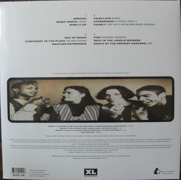 Image of Back Cover of 2xLP - NEW/NEW - THE PRODIGY, Experience (XL Recordings; XLLP110, Europe 2020s Reissue, Gatefold), , - 2216433C