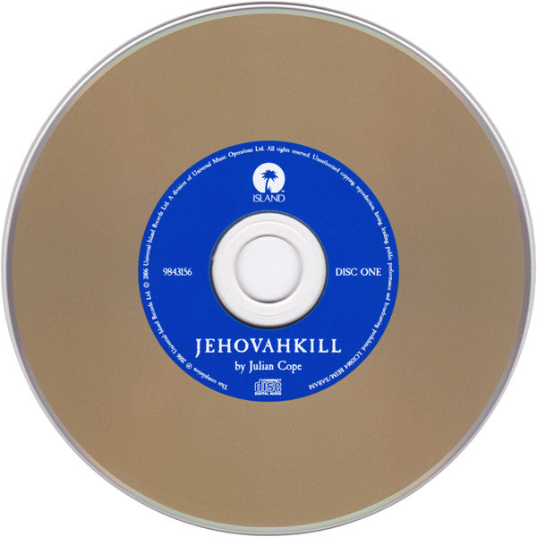 Image of Label Cover of 2xCD - VG+/EX - JULIAN COPE, Jehovahkill (Island Records ; 9843157, UK & Europe 2006, Box Set), , - 2256085S