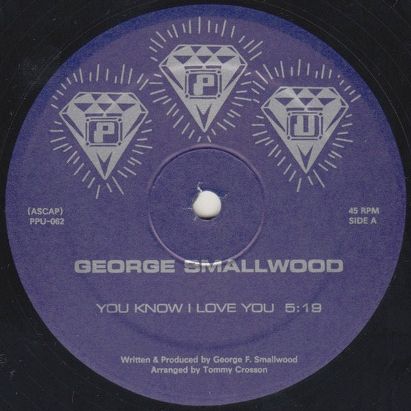Image of Front Cover of 4745418S: LP - GEORGE SMALLWOOD, You Know I Love You (Peoples Potential Unlimited; PPU-062, US 2014 Reissue) /VG