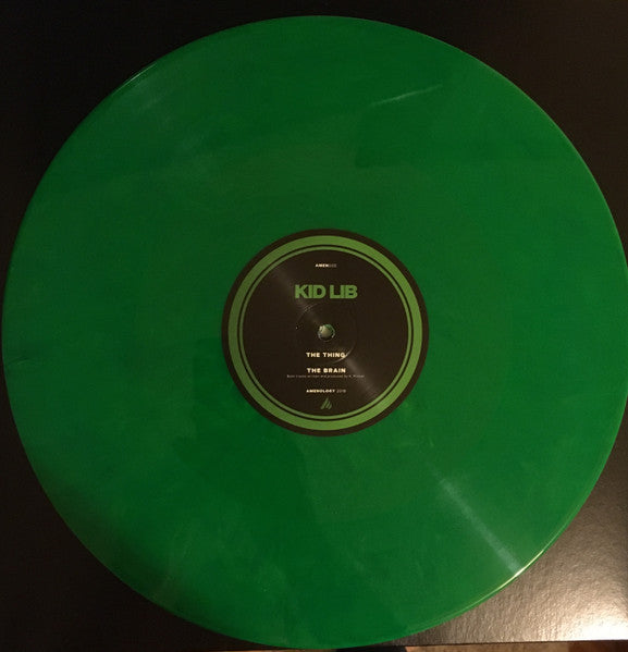 Image of Label Cover of 12" - /VG - KID LIB, The Brain / The Thing (Amenology; AMEN005, UK 2018, Green Vinyl), , - 4216519C