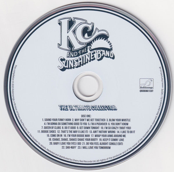Image of Label Cover of 3xCD - EX/EX - KC & THE SUNSHINE BAND, The Ultimate Collection (Robinsongs; QROBIN61CDT, UK 2023, Quadruple Digipak, Booklet), , - 2416110C