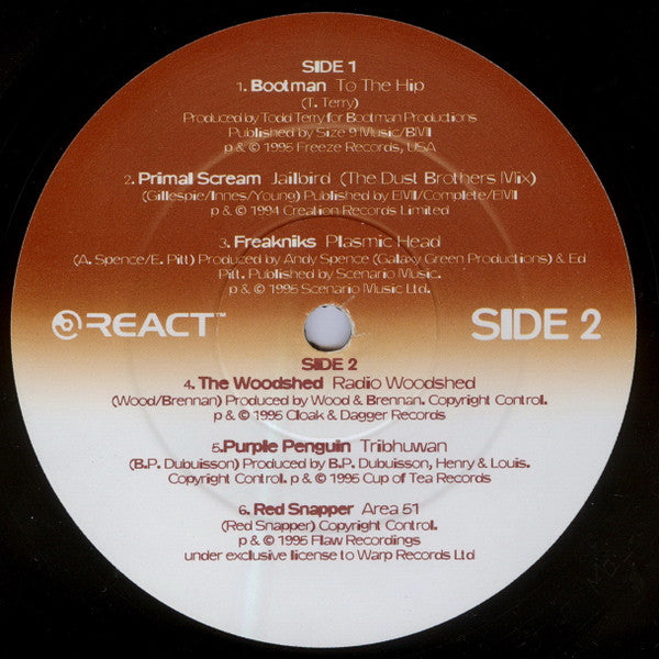 Image of Label Cover of 2xLP - VG/VG - VARIOUS, Dope On Plastic! 2 (React; REACT LP 65, UK 1995, Gatefold), Edge Wear, - 4146145S