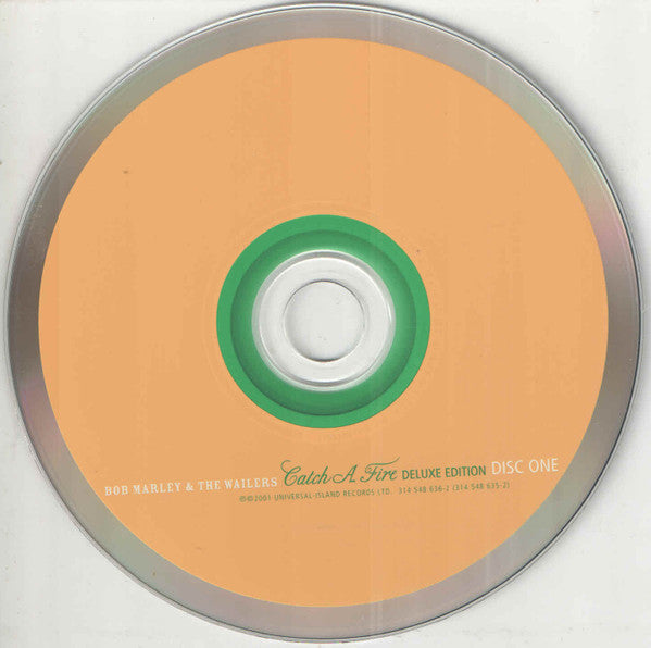 Image of Label Cover of 2xCD - VG+/VG+ - THE WAILERS, Catch A Fire (Tuff Gong; 314 548 635-2, US 2001 Reissue, Digipak & Slipcase, Booklet, Deluxe Edition), , - 2536400E