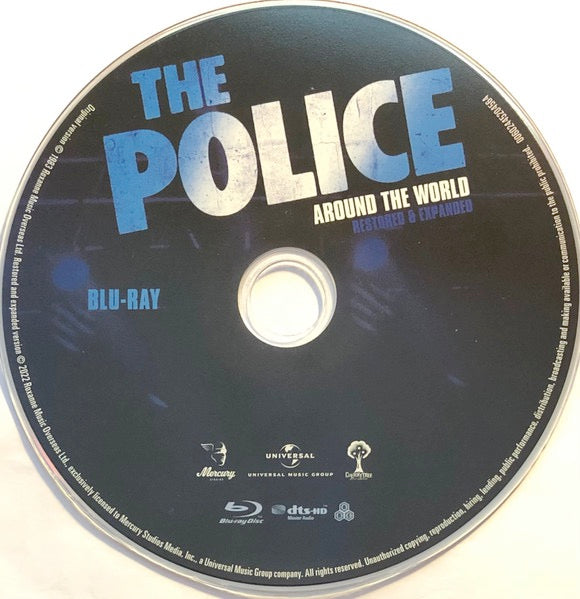 Image of Label Cover of 2xCD - M/M - THE POLICE, Around The World (Restored & Expanded) (Mercury Studios; 006024452004540, Europe 2022, Double Digipak), Still SEALED In Stickered Shrinkwrap, - 1736056E