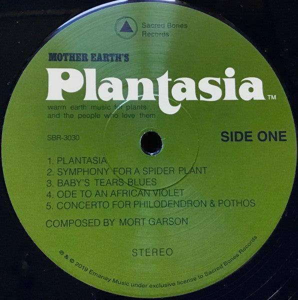 Image of Label Cover of LP - NEW/NEW - MORT GARSON, Mother Earth's Plantasia (Sacred Bones Records; SBR3030LP, US 2019 Reissue, Booklet, Download Code), , - 1935156E