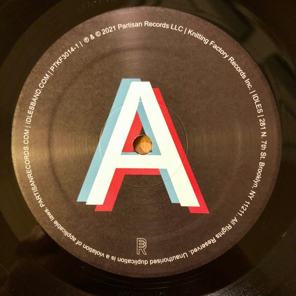 Image of Label Cover of LP - NEW/NEW - IDLES, Crawler (Partisan Records; PTKF3014-1, UK, Europe & US 2021, Inner), , - 1136087E