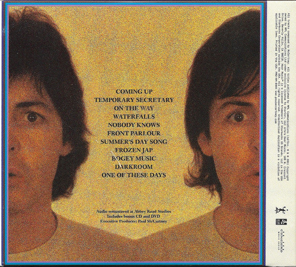 Image of Back Cover of 2635262E: 3xCD - PAUL MCCARTNEY, McCartney II (Hear Music; PRO-HM-0444, US 2011, Promo, Triple Gatefold, 2CD/1DVD) slight tear at bottom of spine VG+/VG+