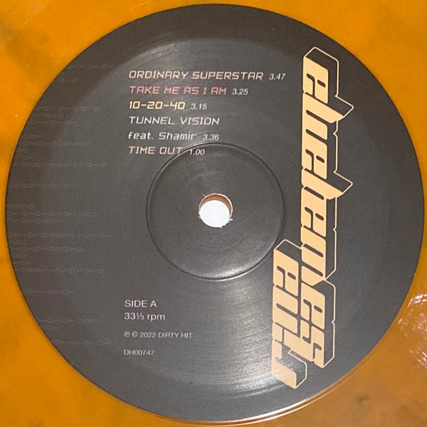 Image of Label Cover of LP - VG+/VG+ - RINA SAWAYAMA, Rina (Dirty Hit; DH00747, UK & US 2022 Reissue, Orange and Blue Splatter Vinyl), , - 1926357E