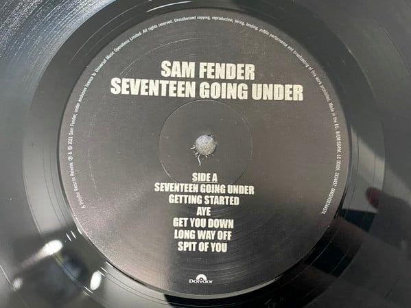 Image of Label Cover of LP - EX/VG - SAM FENDER, Seventeen Going Under (Polydor; 3834457, Europe 2021, Gatefold, Inner), Still In Opened Shrinkwrap With Hype Sticker, - 3226129E