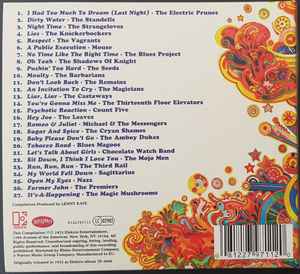 Image of Back Cover of 0336198E: CD - VARIOUS, Nuggets: Original Artyfacts From The First Psychedelic Era 1965-1968 (Rhino; LC02982, Europe , Card Sleeve, Booklet) No company inner VG+/VG+